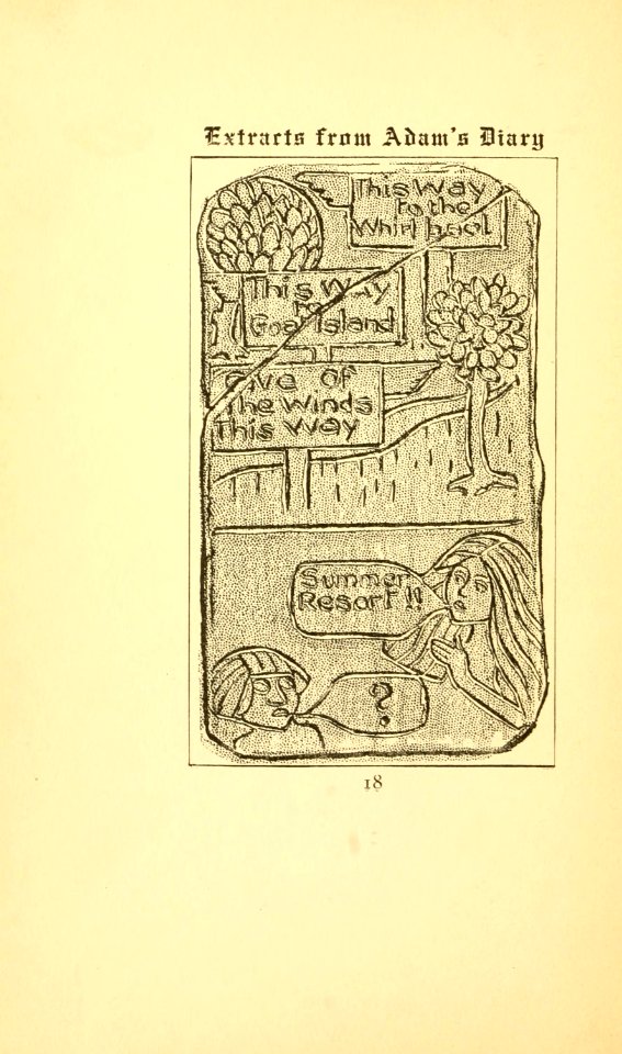 Twain - Extracts from Adam's Diary, p. 18