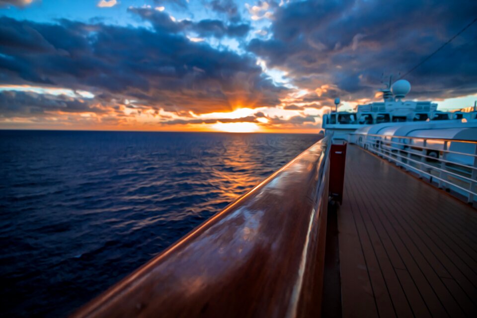Landscape ship water
