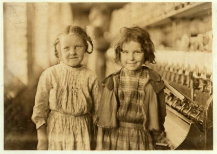 Two of the 'helpers' in the Tifton Cotton Mill, Tifton, Ga. They work regularly. LOC nclc.05398