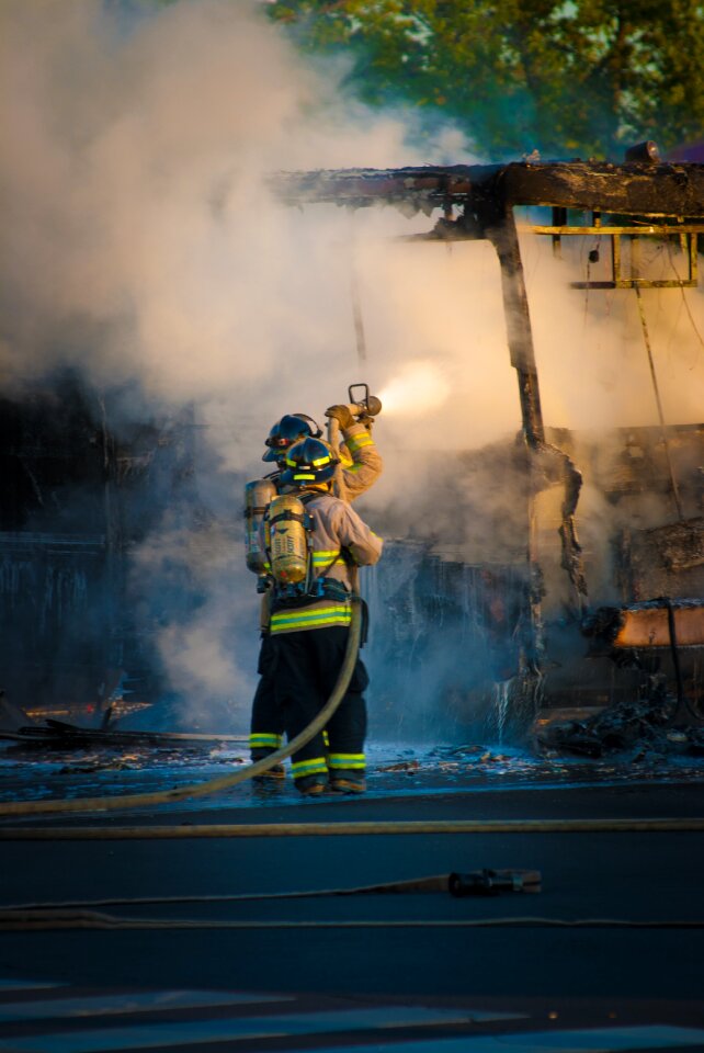 Fireman emergency danger
