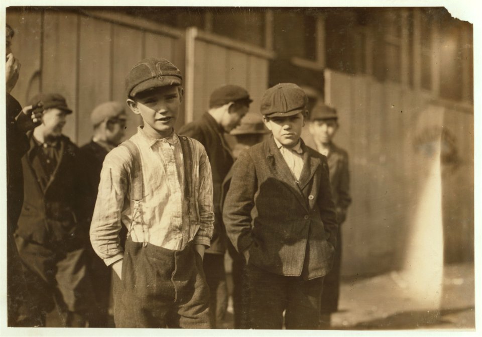 Two of the young boys working in Richmond Hosiery Mills. (See report). LOC nclc.01984