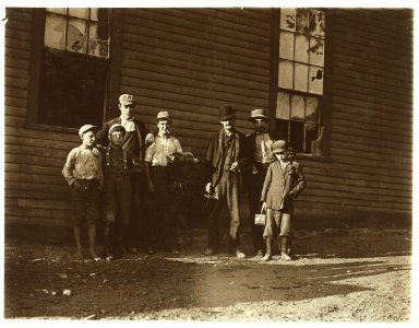 Two smallest boys working for Champlain Wood Working Mfg. Co., Burlington, Vt. Wood Working. LOC nclc.04585