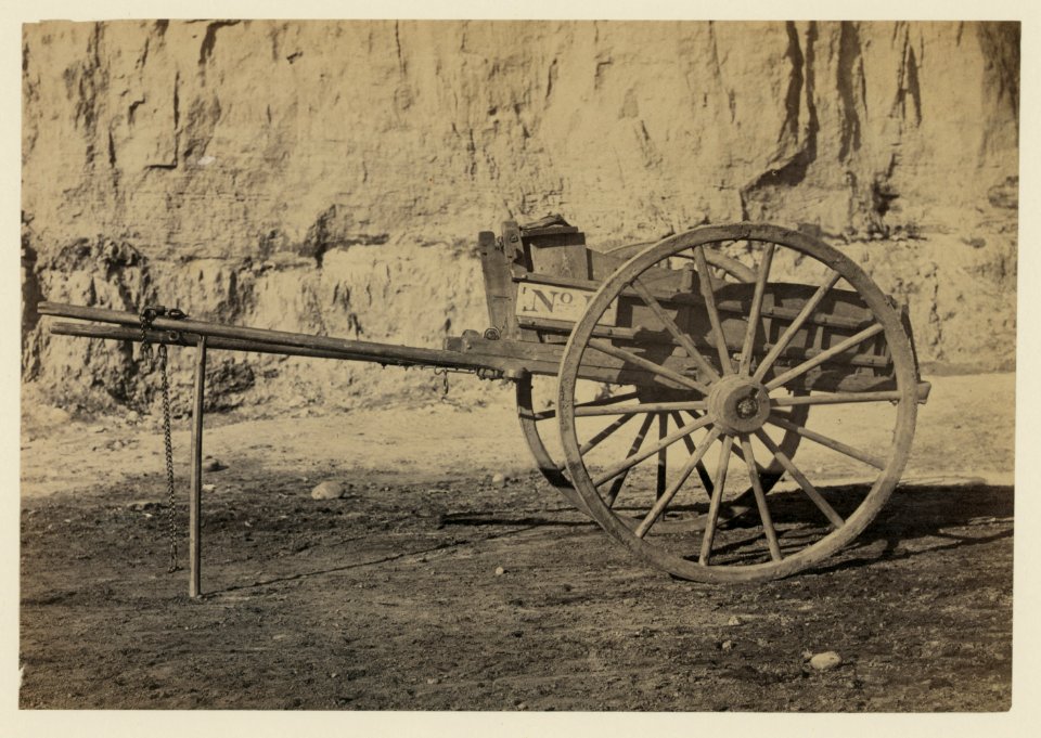 Two wheeled cart to be drawn by a horse LCCN2006681113