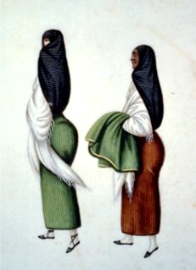 Two women wearing tapadas, Peru LCCN00651665
