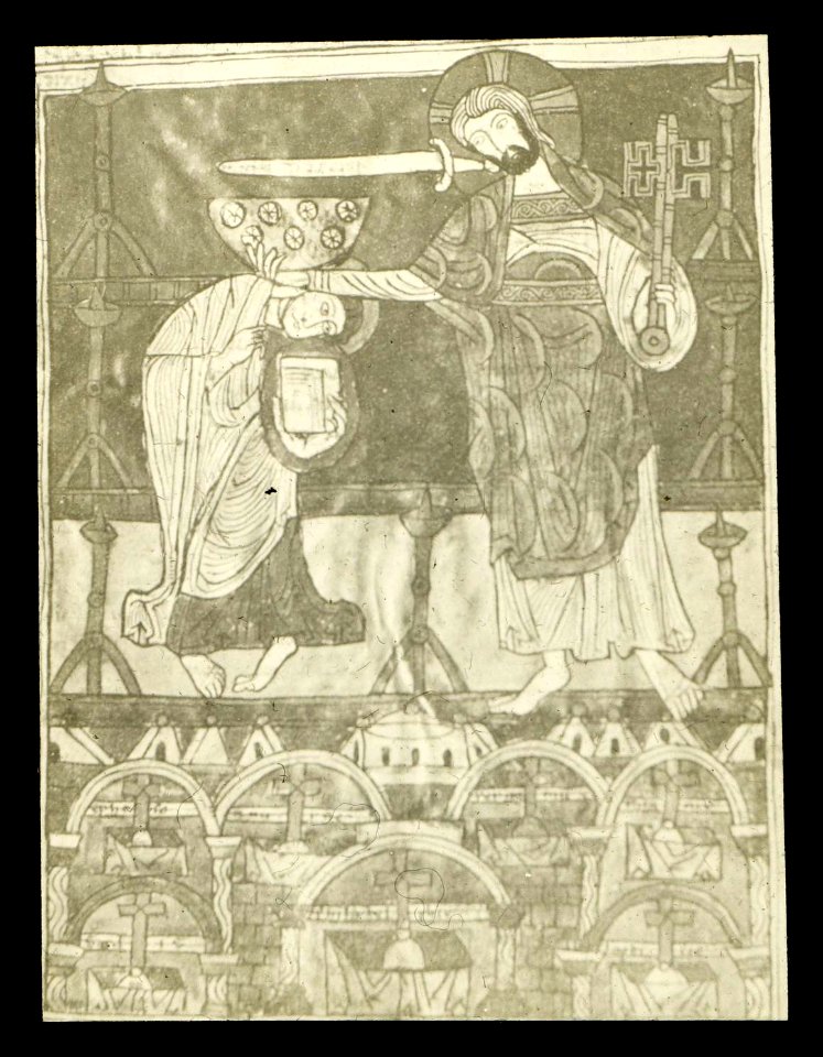 Tympan, commentaire de Beatus sur l'Apocalypse - J-A Brutails - Université Bordeaux Montaigne - 2439