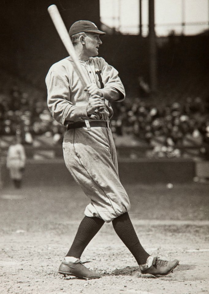Ty Cobb Paul Thompson, c1918 (cropped)