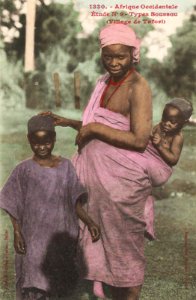 Types Soussou (village de Tafori)-Afrique Occidentale