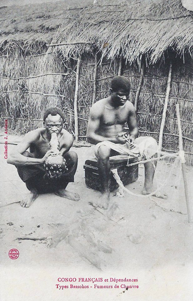 Types Bassokos-Fumeurs de chanvre-Congo Français