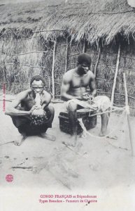 Types Bassokos-Fumeurs de chanvre-Congo Français