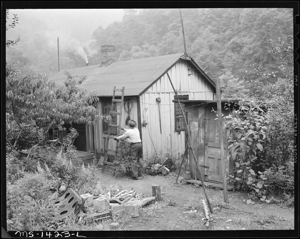 Typical house. Kingston Pocahontas Coal Company, Exeter Mine, Big Sandy Housing, Welch, McDowell County, West Virginia. - NARA - 540796