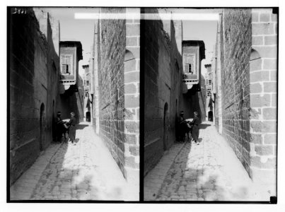 Typical street in old Aleppo. LOC matpc.02164