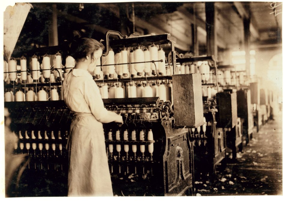 Typical workers in Barker Cotton Mills where good conditions prevail. See Alabama report. LOC nclc.02935