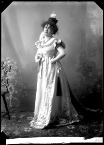 Tyra Leijman in Kalle Munter at Södra teatern 1906 - SMV - GL034