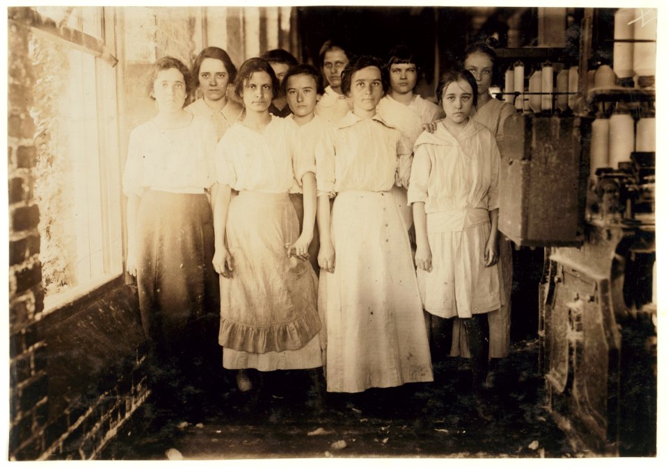 Typical workers in Barker Cotton Mills where good conditions prevail. See Alabama report. LOC nclc.02934