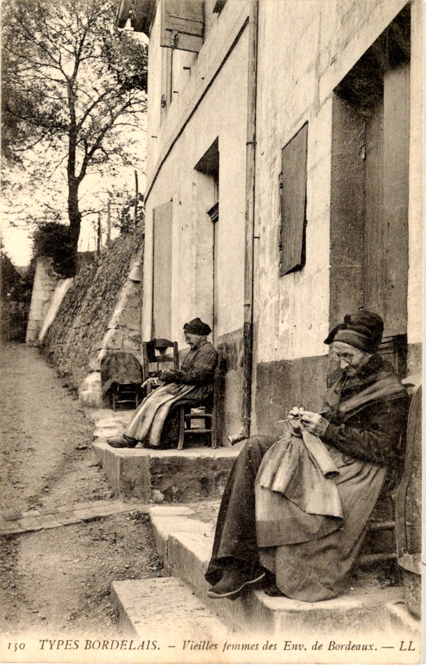 Types bordelais. Vieilles femmes des environs de Bordeaux