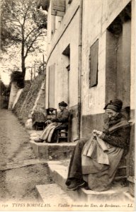 Types bordelais. Vieilles femmes des environs de Bordeaux