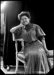Tyra Leijman, actor, undated portrait - SMV - GL042