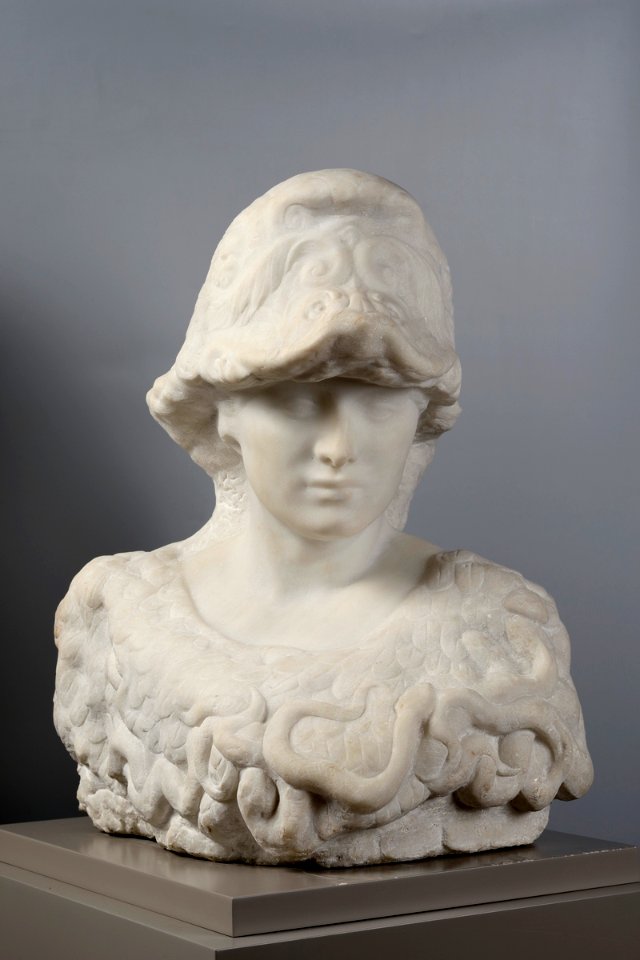 Tête d'Athéna ou Pallas au casque - Auguste Rodin (B 763)