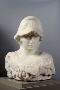 Tête d'Athéna ou Pallas au casque - Auguste Rodin (B 763)