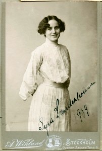 Tyra Zanderholm, porträtt - SMV - H9 067