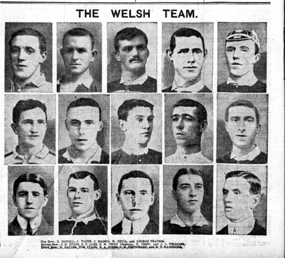 Tîm Cymru (v Lloegr 1907)