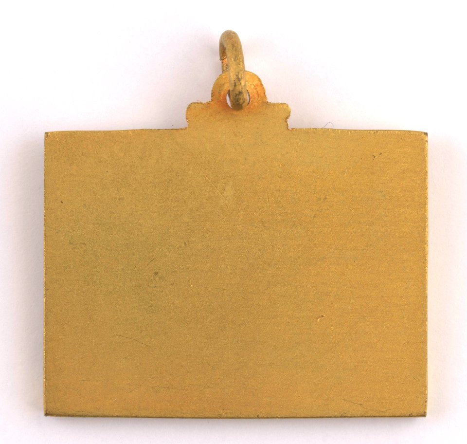 Témoignage de Gratitude, plaquette by Jacques Marin (1877-1950), Belgium, 1919, Coins and Medals Department of the Royal Library of Belgium, 2Lef87-28 (verso)