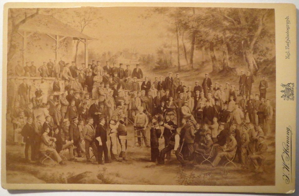 Tübingen - Mensur im Freien - 1895