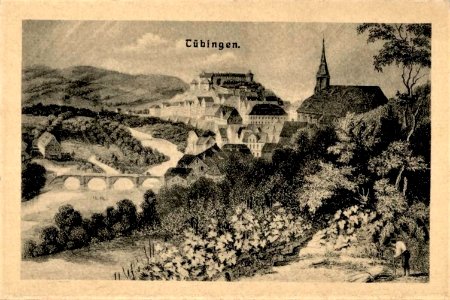 Tübingen 1840 (AK 207 Dorn RV ca.1910)