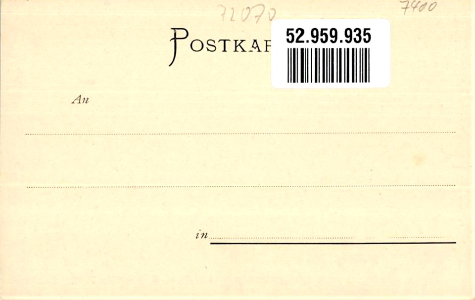 Tübingen und Österberg (AK 114 P Sinner 1899) R