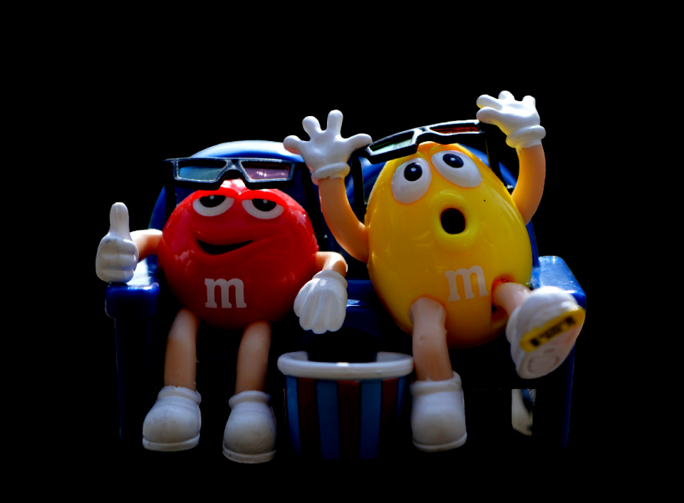 Fun 3-d glasses figures