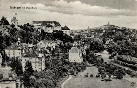 Tübingen von Westen (AK 1862 L Schaller 1905)
