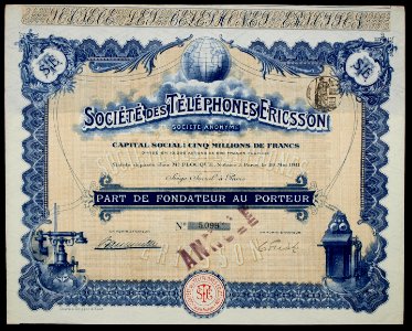 Téléphones Ericsson 1911