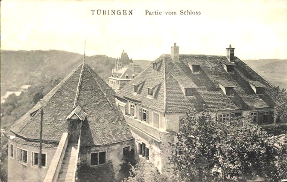 Tübingen. Partie von Schloss (AK H Sting ca.1910)