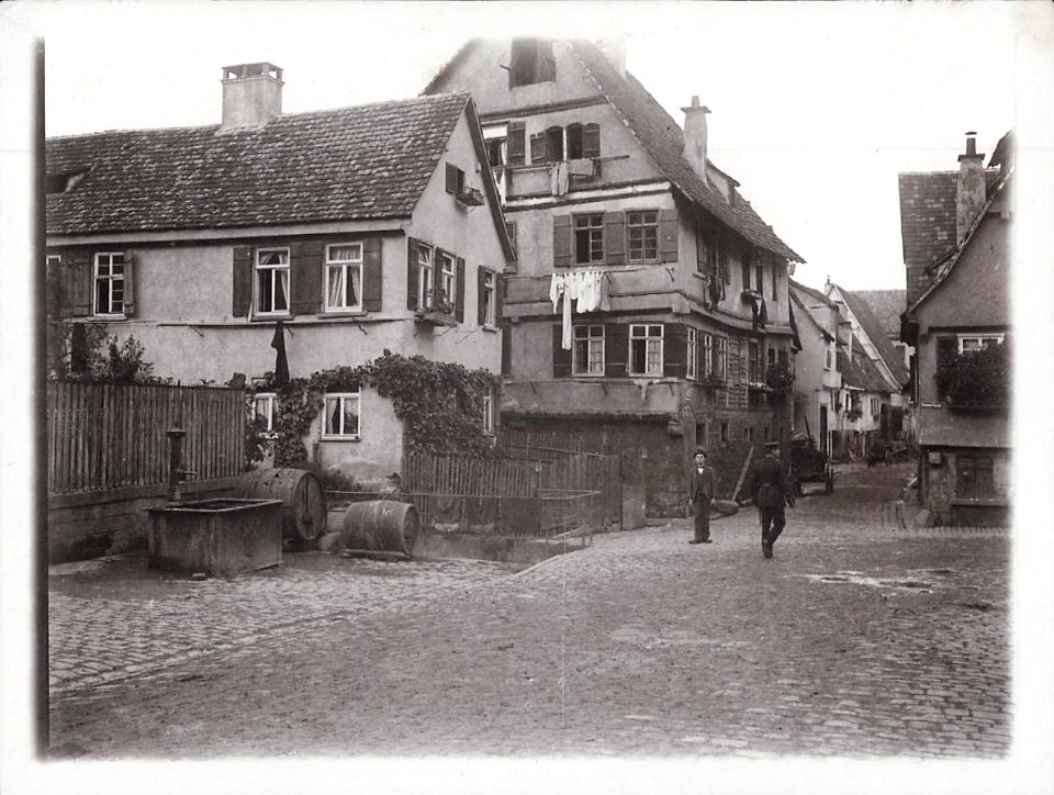 Tübingen. Untere Stadt Fotografie ca.1900