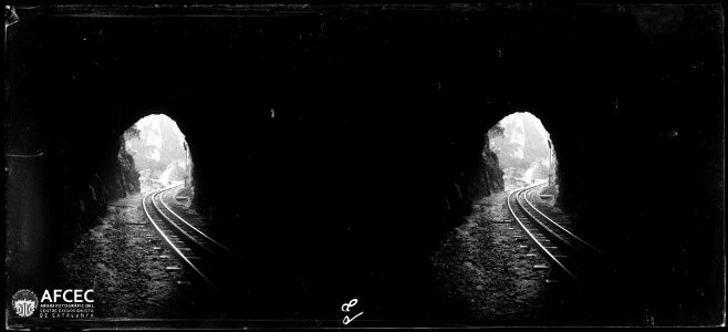 Túnel del Cremallera de Montserrat a l'alçada de La foradada (AFCEC VINTRO B 00089)