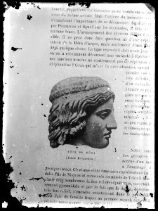 Tête de Héra. - Fonds Berthelé - 49Fi1538