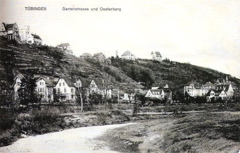Tübingen. Gartenstraße und Österberg (AK H Sting um1915 TPk083)
