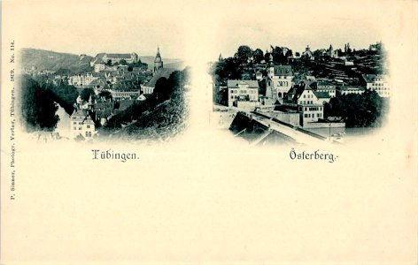 Tübingen und Österberg (AK 114 P Sinner 1899)