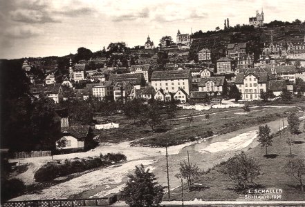Tübingen. Steinlach und Österberg (AK L Schaller 1896 TPk083)