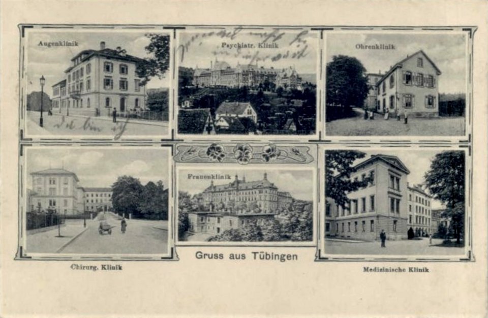 Tübinger Kliniken (AK 12315 H Sting 1907)