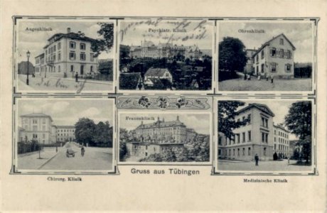 Tübinger Kliniken (AK 12315 H Sting 1907)