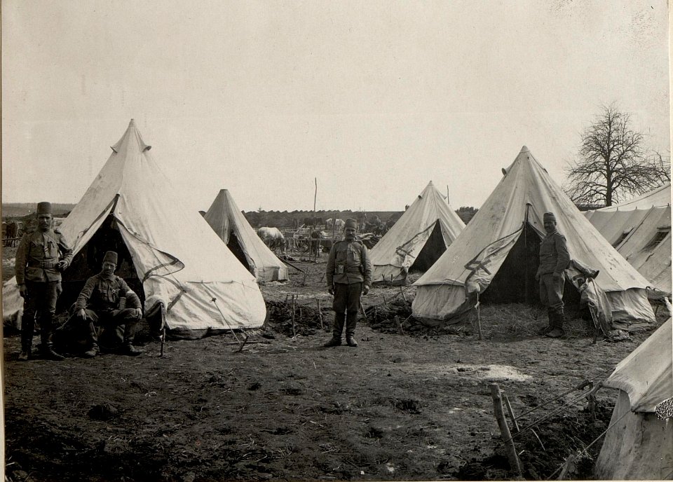 Türk. Zeltlager in Kurzany (BildID 15530172)