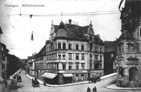 Tübingen. Wilhelmstraße (AK H Sting 1908 TPk085)