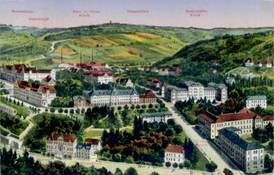Tübinger Kliniken (AK O.53.57 H Sting 1929)