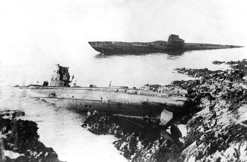 U-Boats grounded Falmouth 1921 HD-SN-99-02368