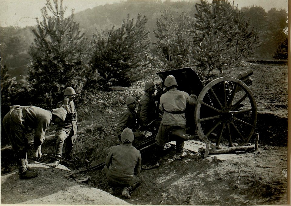 Türkische Artillerie bei Miesczegsow (BildID 15525580)