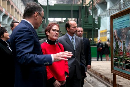 U.S. Ambassador Marie L. Yovanovitch travels to Kharkiv, Tour of Turboatom Generator Production Facility, September 22, 2016 (29523781753)
