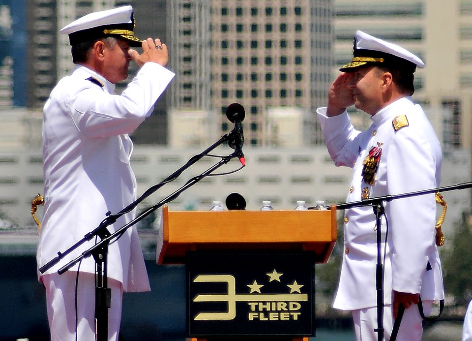 U.S. 3rd Fleet changes command. (8950256973)