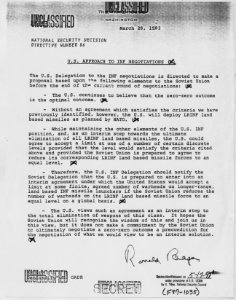 U.S. Approach to INF Negotiations - NARA - 198235
