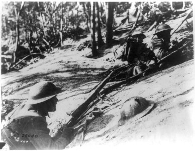 U.S. Army in France - doughboys dug in LCCN2016652680